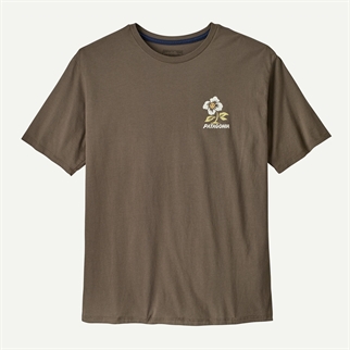Patagonia Mens Balance Organic T-Shirt Malow brown bryst